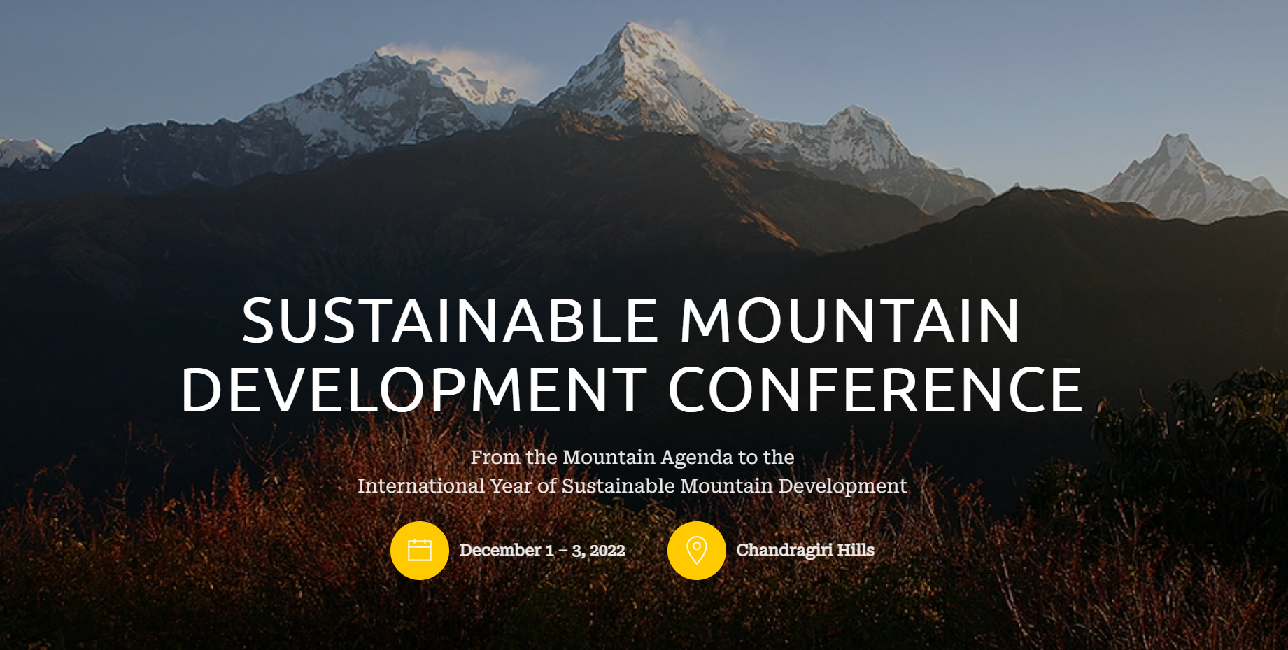 Sustainable Mountain Development Conference