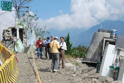 IMHE Led an Investigation to Taiwan on Secondary Mountain Hazards Induced by 8.8 Typhoon